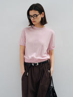 シアー半袖Tシャツ